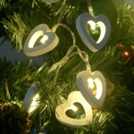 Photo lights, 1 meter, 10 leds, heart design